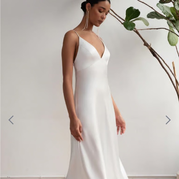 Jenny Yoo White Midi Dress - Picture 3 of 5